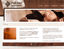 Tablet Screenshot of polskiparkieciarz.pl